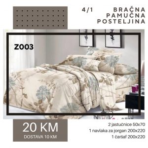 Bračna Pamučna Posteljina